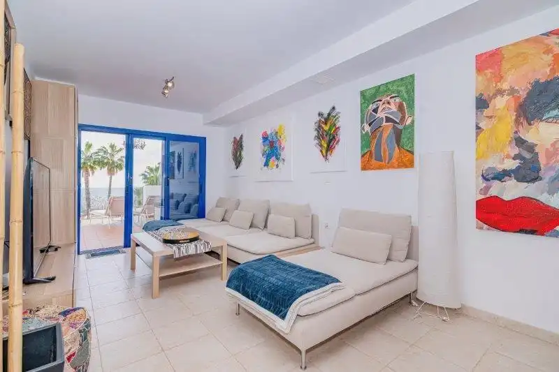 Sala de estar de Apartamento en venta en Almuñécar con Aire acondicionado, Terraza y Amueblado