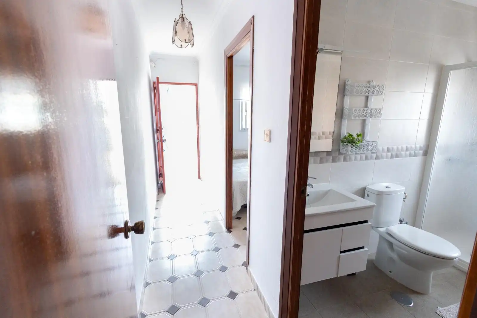 Badezimmer von Haus oder Chalet zum Verkauf in Chipiona mit Terrasse und Möbliert