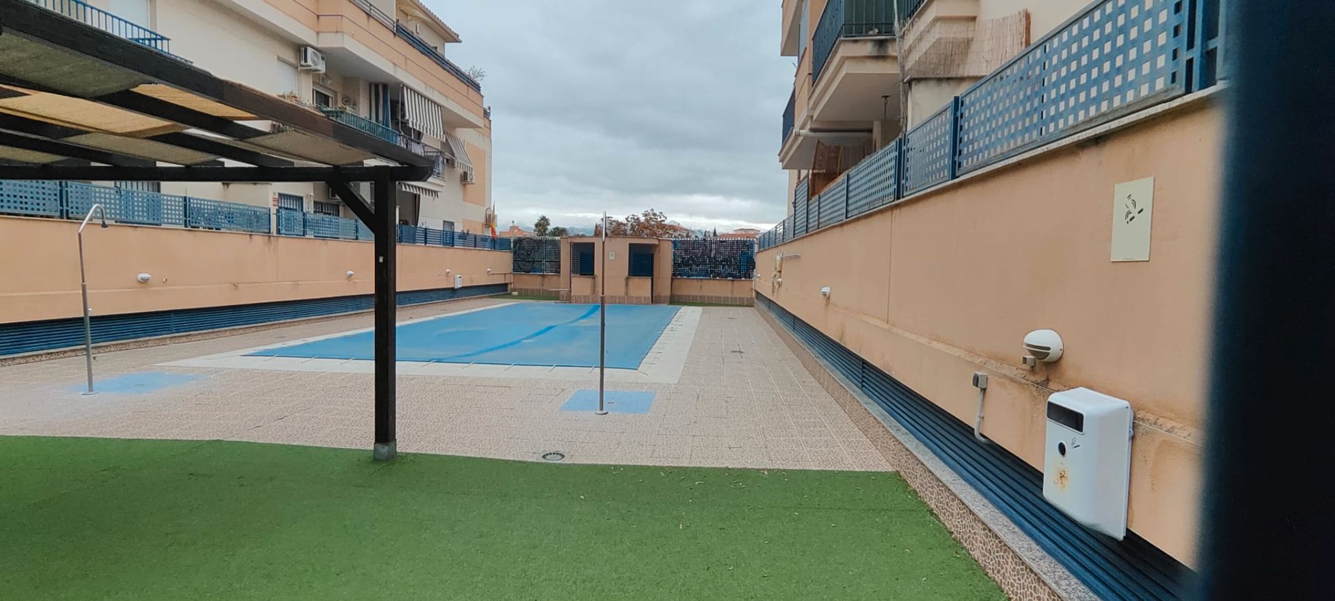 Swimming pool of Flat for sale in Las Gabias  with Air Conditioner, Heating and Parquet flooring