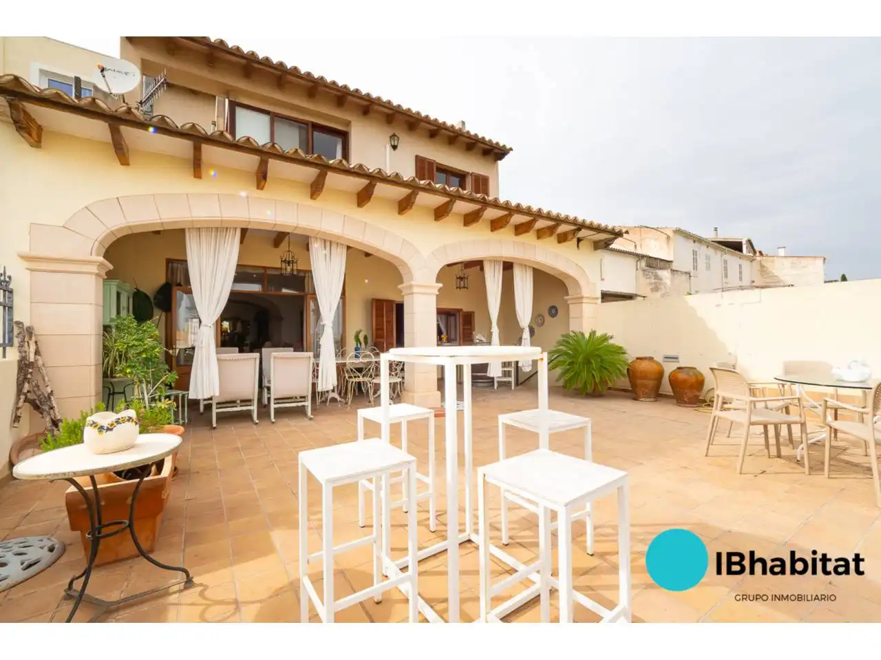 Terraza de Casa o chalet de alquiler en Selva con Terraza y Piscina