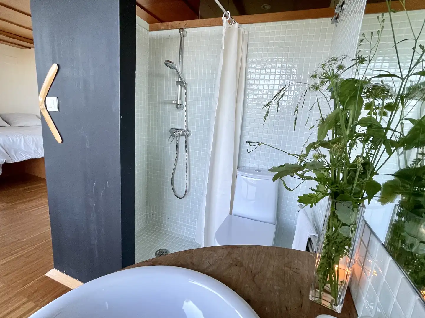 Baño de Casa o chalet de alquiler en Nigrán con Calefacción, Jardín privado y Parquet