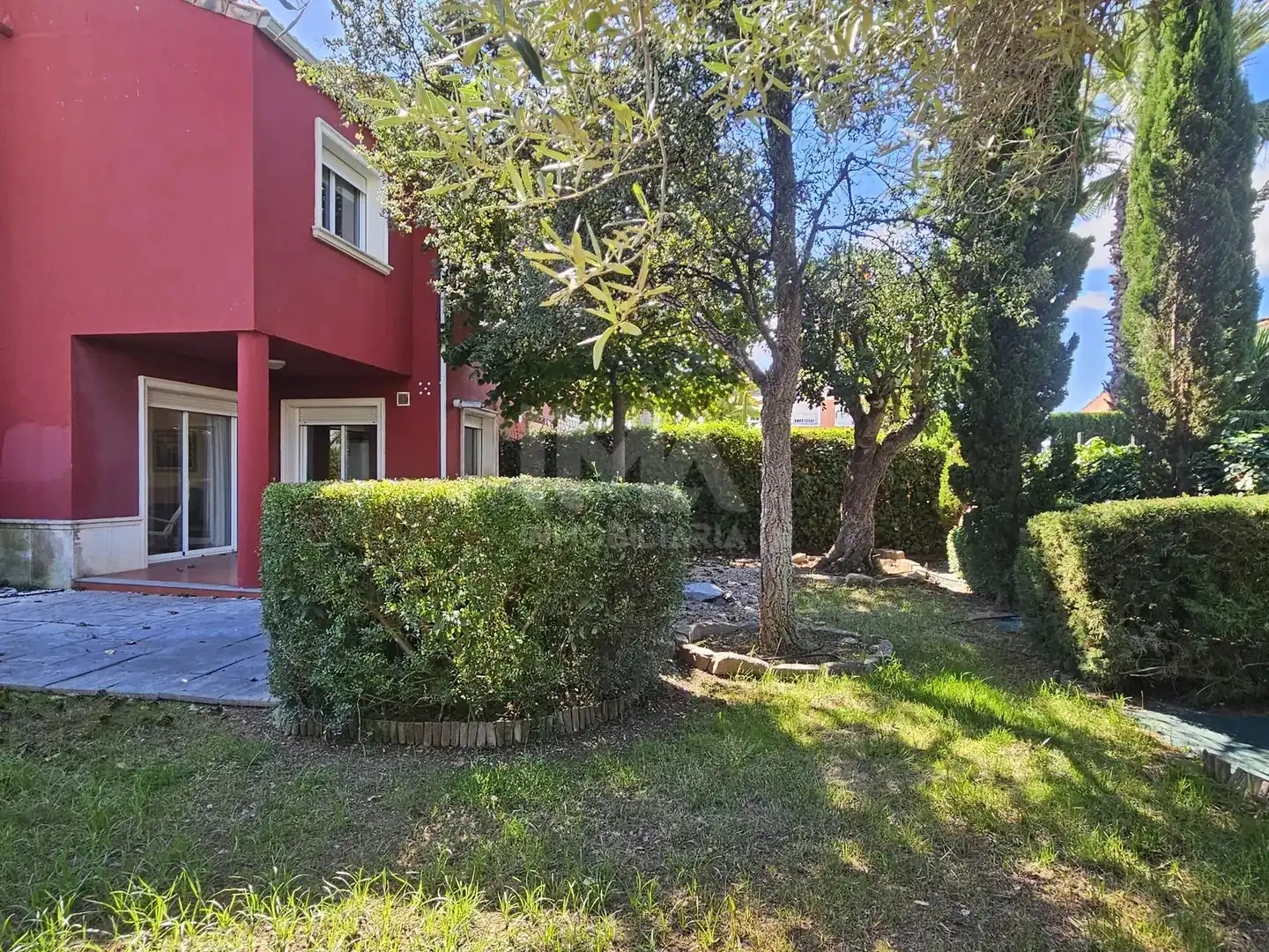 Jardín de Casa adosada en venta en Montealegre 