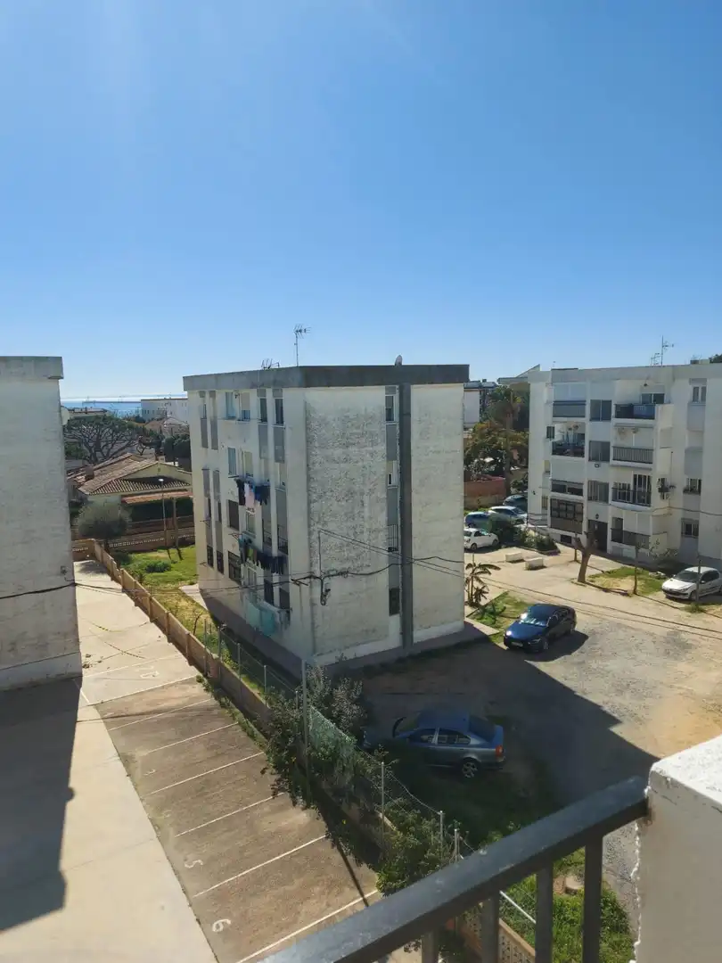 Vista exterior de Piso en venta en Mazagón con Aire acondicionado, Amueblado y Balcón