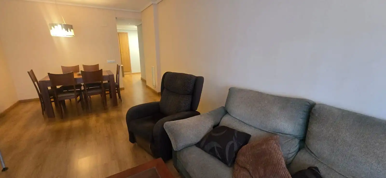 Sala de estar de Apartamento de alquiler en Alboraya con Aire acondicionado, Amueblado y Balcón