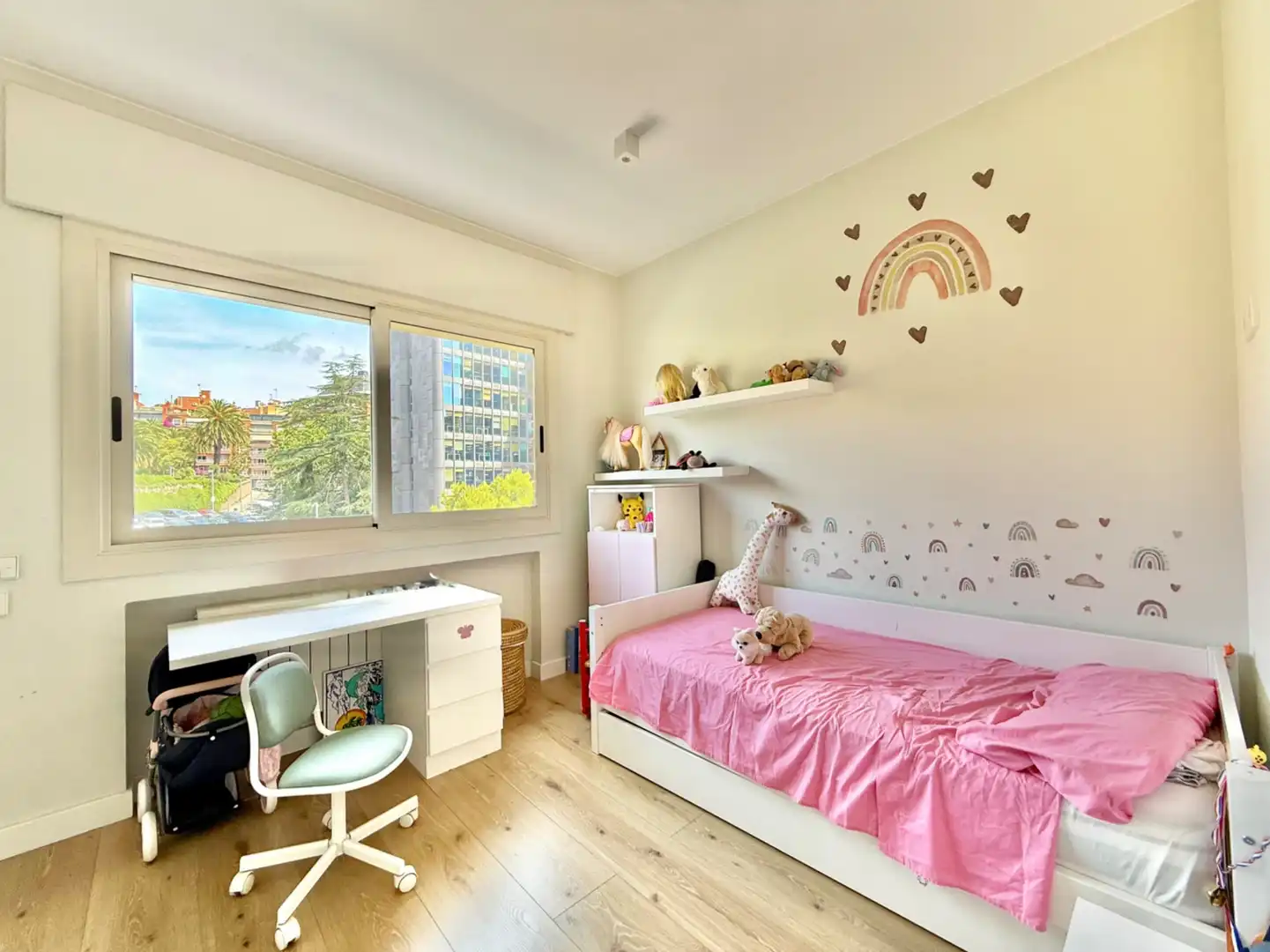 Habitación de Piso de alquiler en Barcelona con Aire acondicionado, Calefacción y Parquet