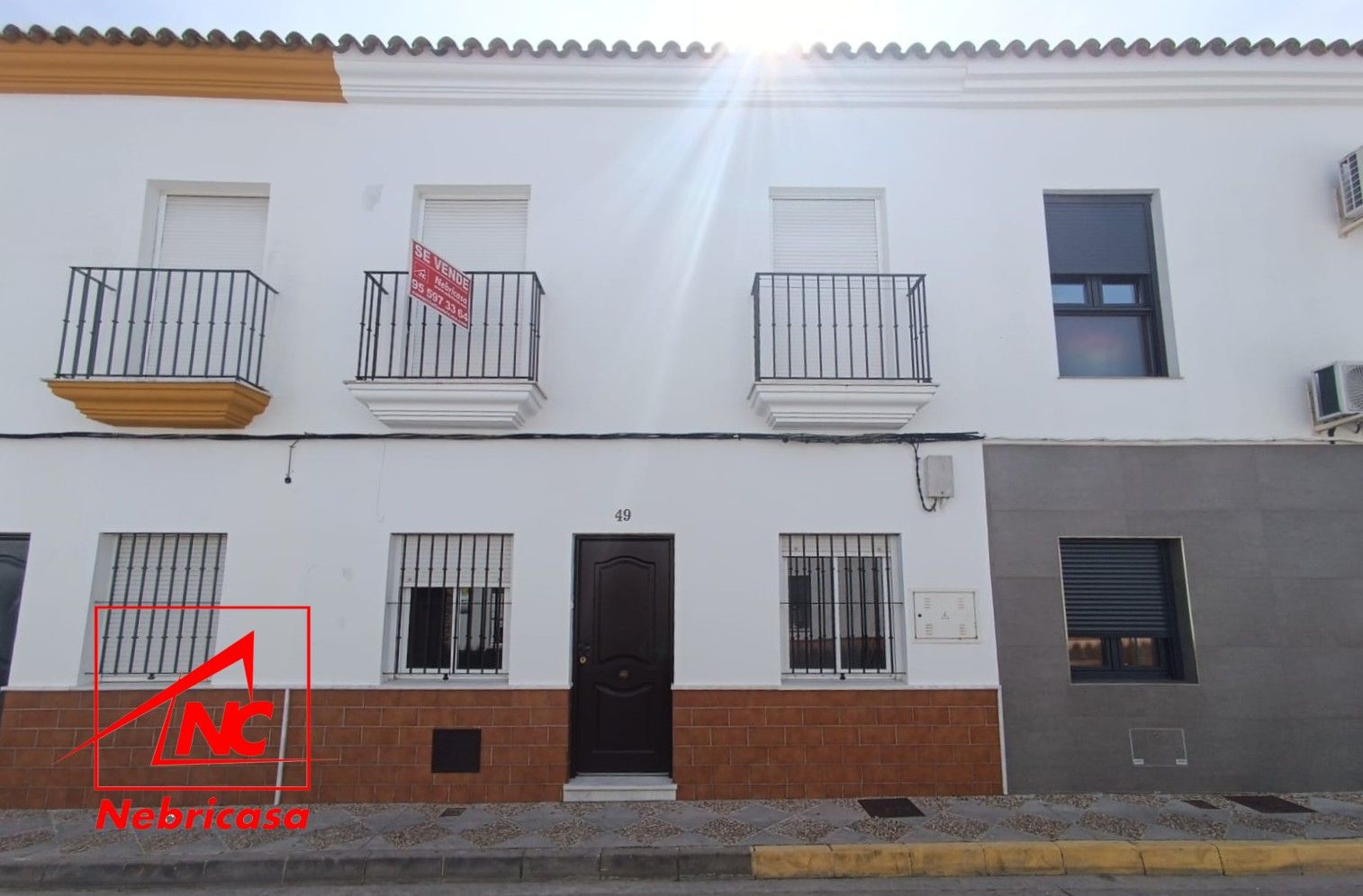 Vista exterior de Casa o xalet en venda en El Cuervo de Sevilla