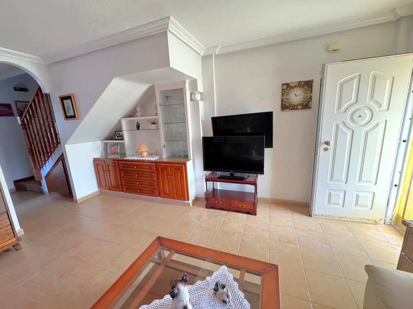 Sala de estar de Casa o chalet en venta en San Pedro del Pinatar con Aire acondicionado, Terraza y Amueblado