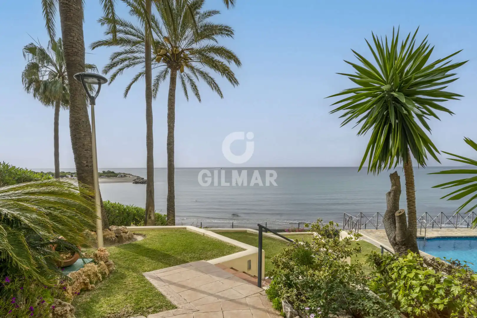 Jardín de Planta baja en venta en Estepona con Calefacción, Jardín privado y Piscina