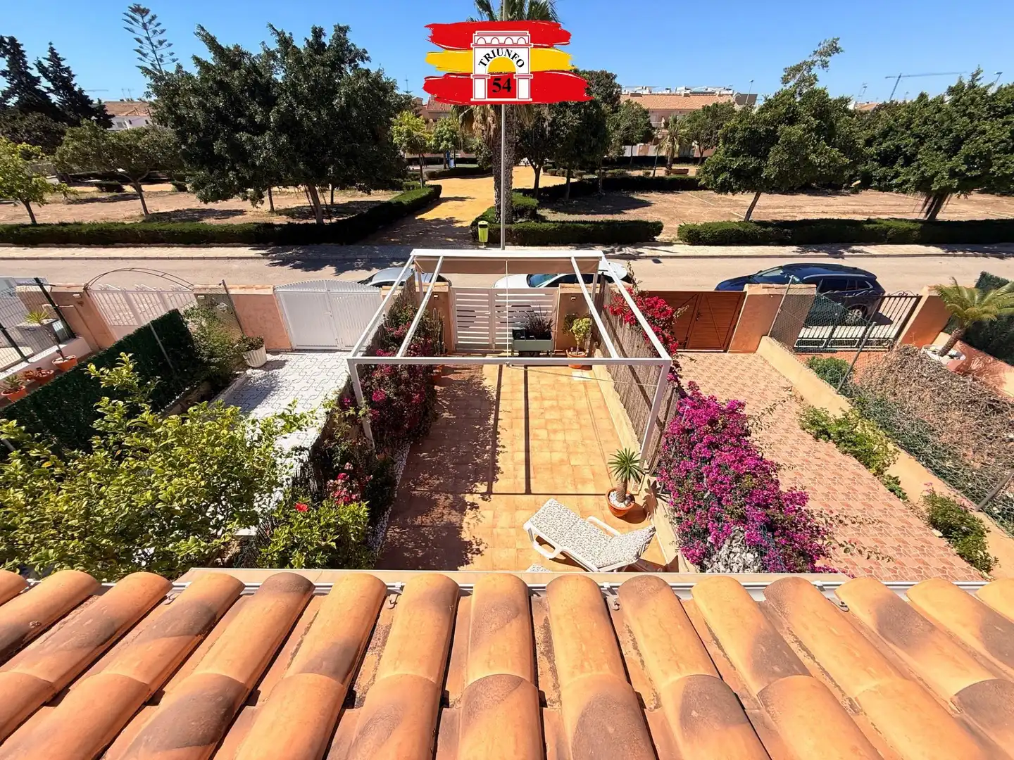 Terraza de Casa o chalet en venta en Pilar de la Horadada con Aire acondicionado, Jardín privado y Amueblado