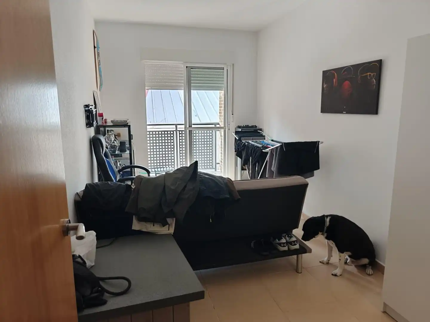 Living room of Flat for sale in Murcia  with Air Conditioner, Furnished and Balcony