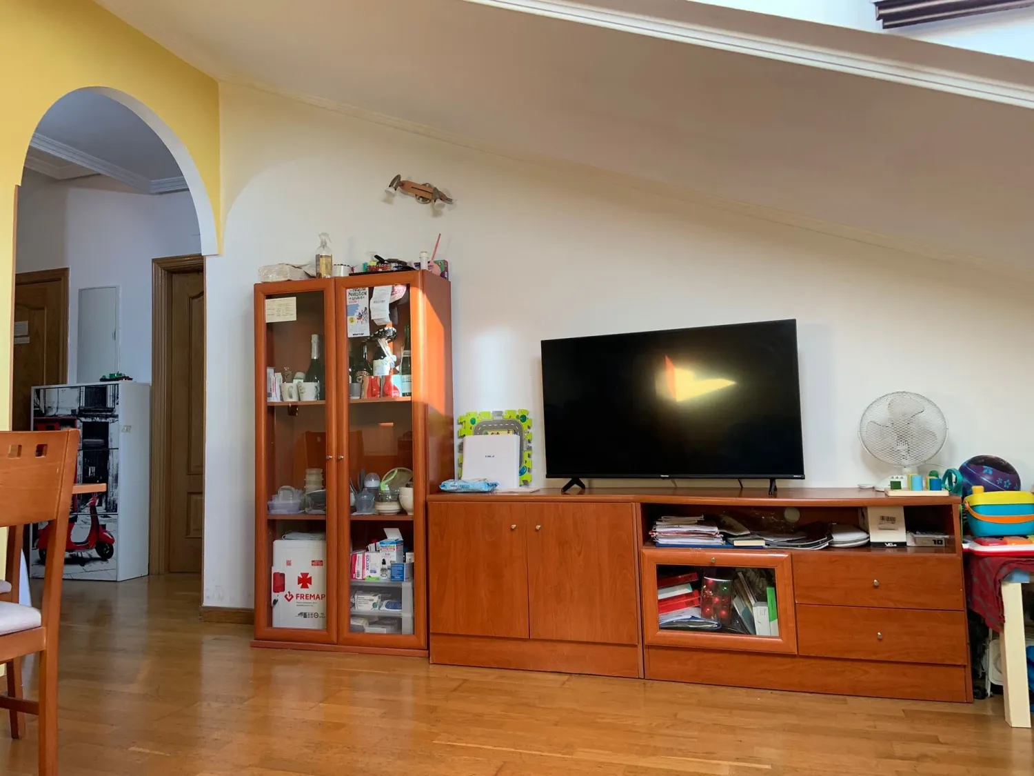 Living room of Flat for sale in Alcalá de Henares  with Air Conditioner, Heating and Furnished