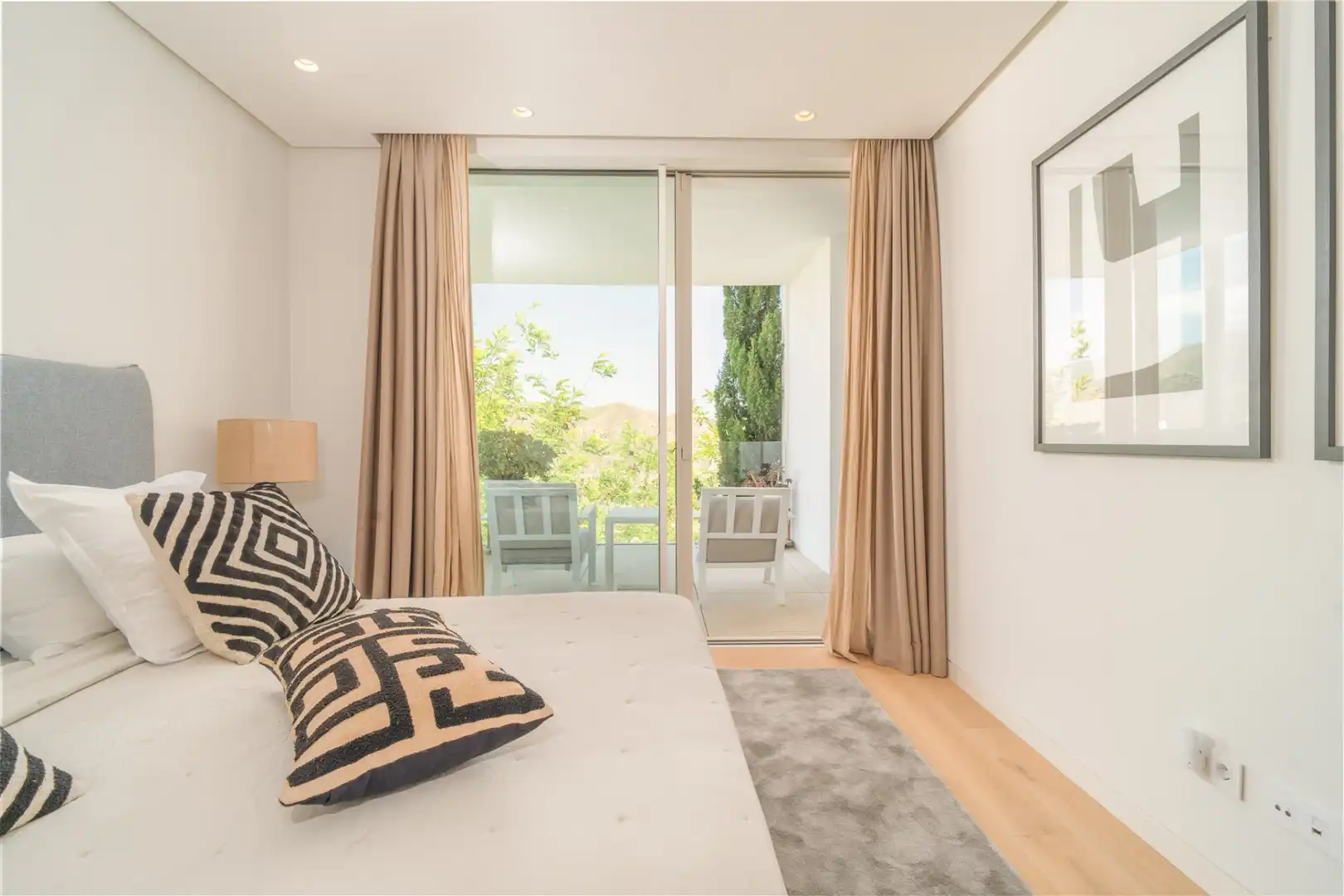 Habitación de Apartamento de alquiler en Ojén con Aire acondicionado, Calefacción y Terraza