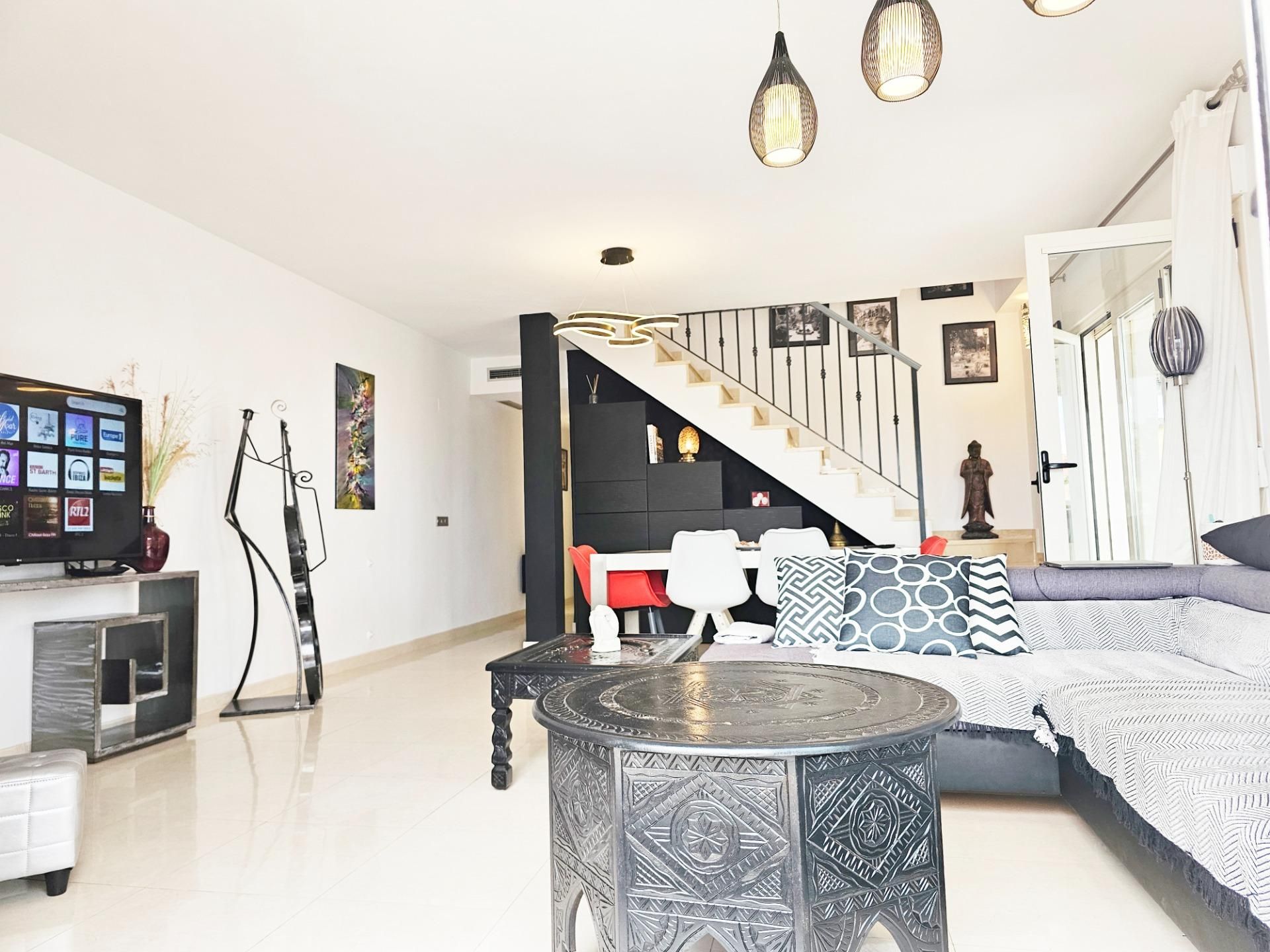 Living room of Attic for sale in Dénia  with Air Conditioner, Heating and Private garden