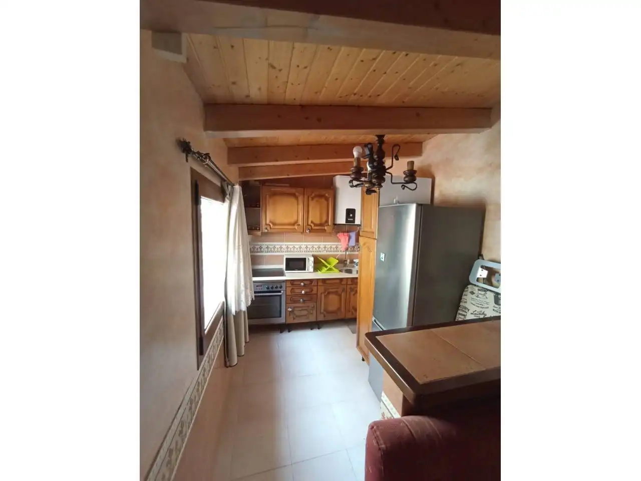 Cuina de Pis de lloguer en Burgos amb Calefacció i Moblat