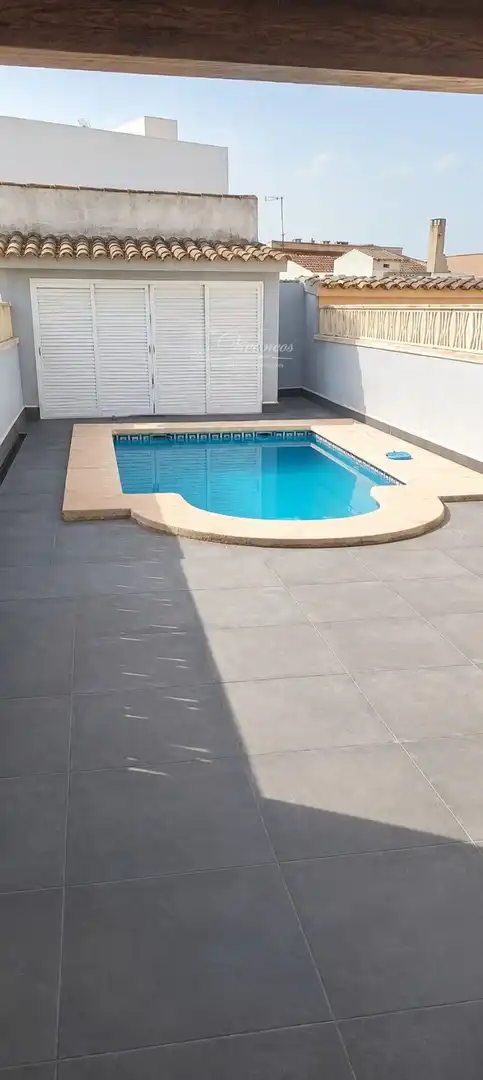 Piscina de Casa adosada en venda en Marratxí amb Aire condicionat, Calefacció i Terrassa