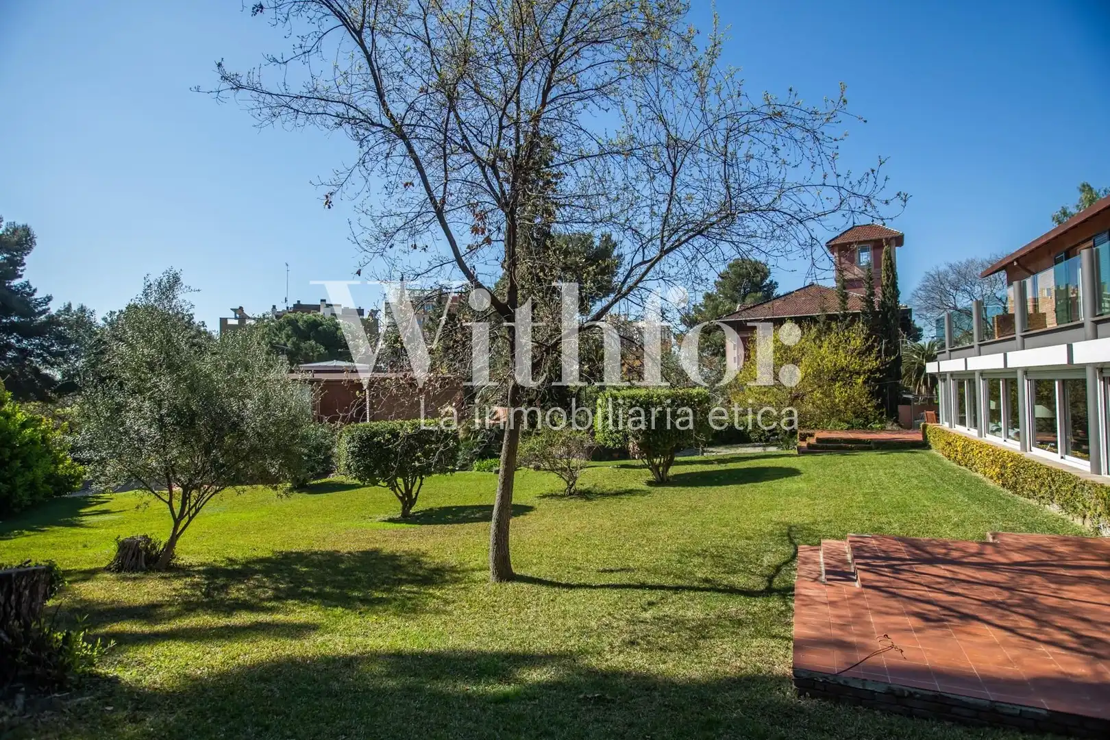 Garden of Houses for rent in Esplugues de Llobregat  with Air Conditioner, Heating and Private garden