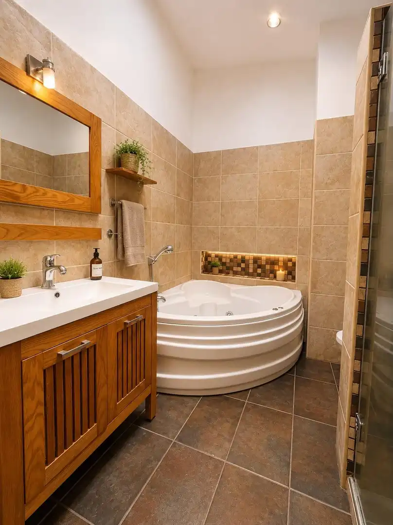 Baño de Casa adosada en venta en Riotuerto con Calefacción y Terraza
