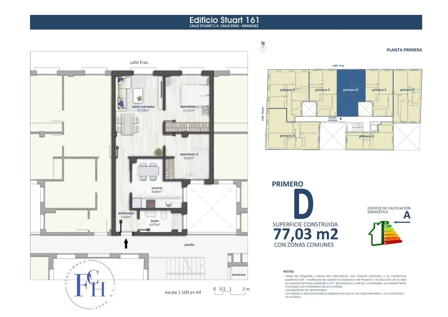 Appartamento con ascensore in vendita a Calle de Stuart 161, imagen 4
