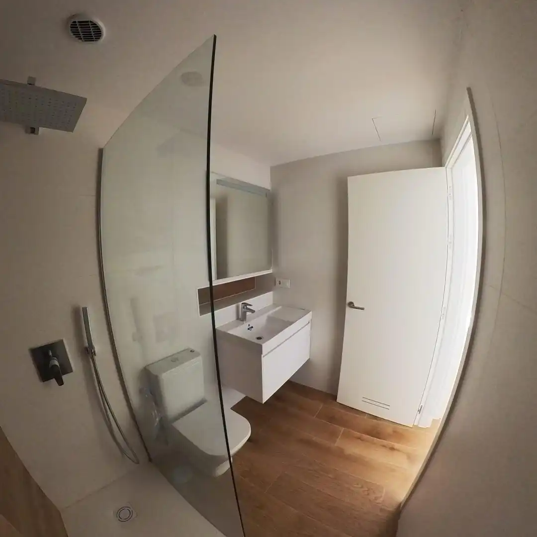 Badezimmer von Dachboden zum Verkauf in La Oliva mit Terrasse und Gemeinschaftspool