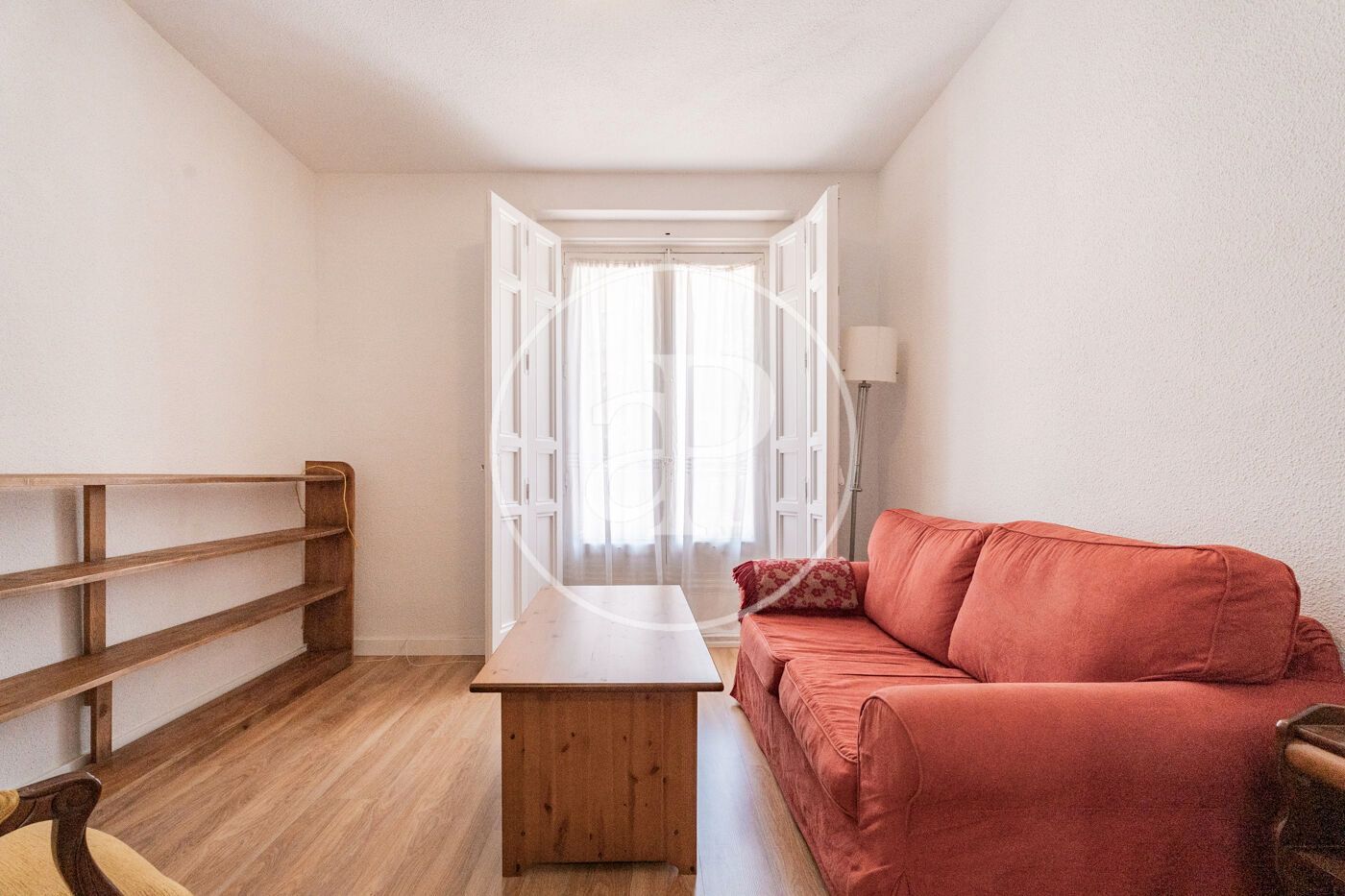 Bedroom of Flat to rent in  Madrid Capital  with Heating, Furnished and Balcony