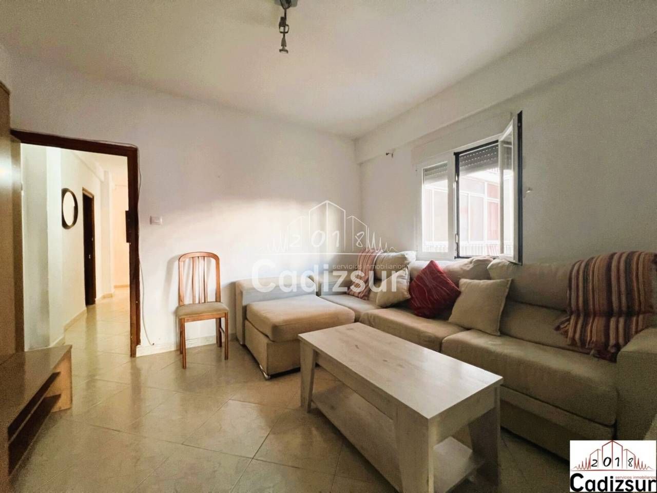 Sala de estar de Piso en venta en  Cádiz Capital con Terraza
