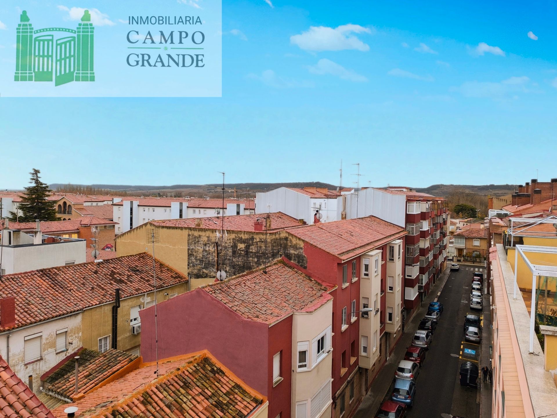Exterior view of Flat for sale in Palencia Capital  with Heating, Terrace and Storage room