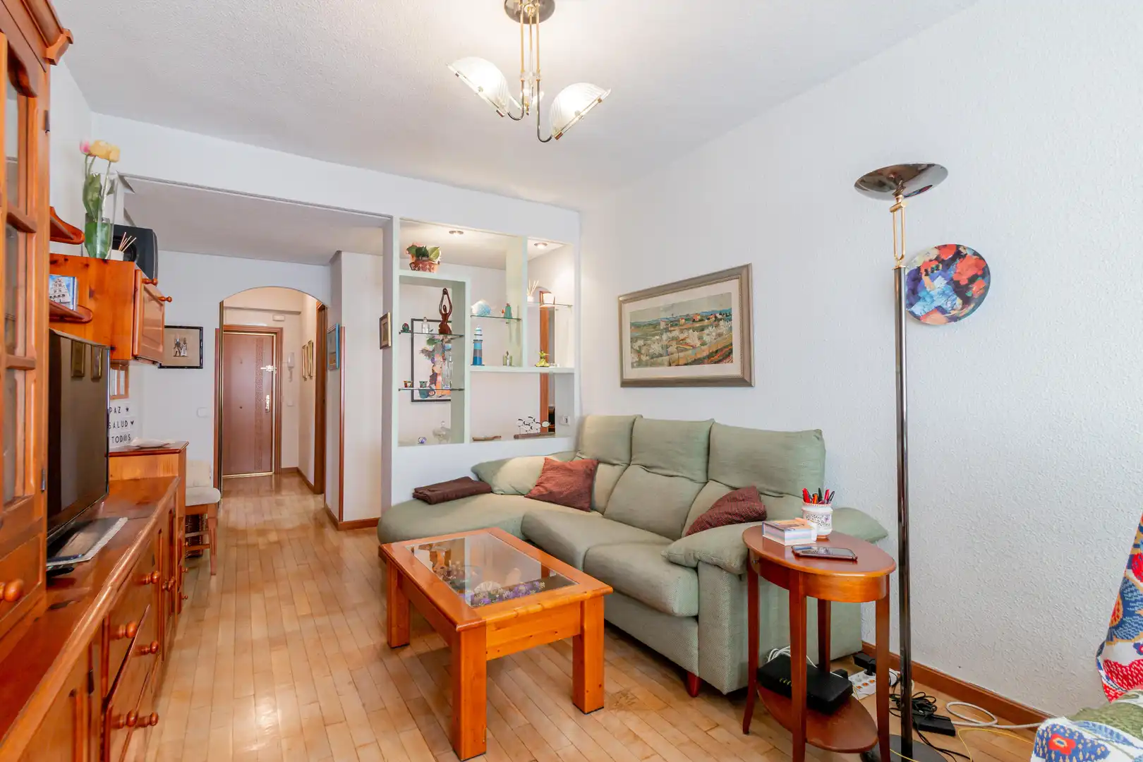 Living room of Flat for sale in Madrid  with Heating