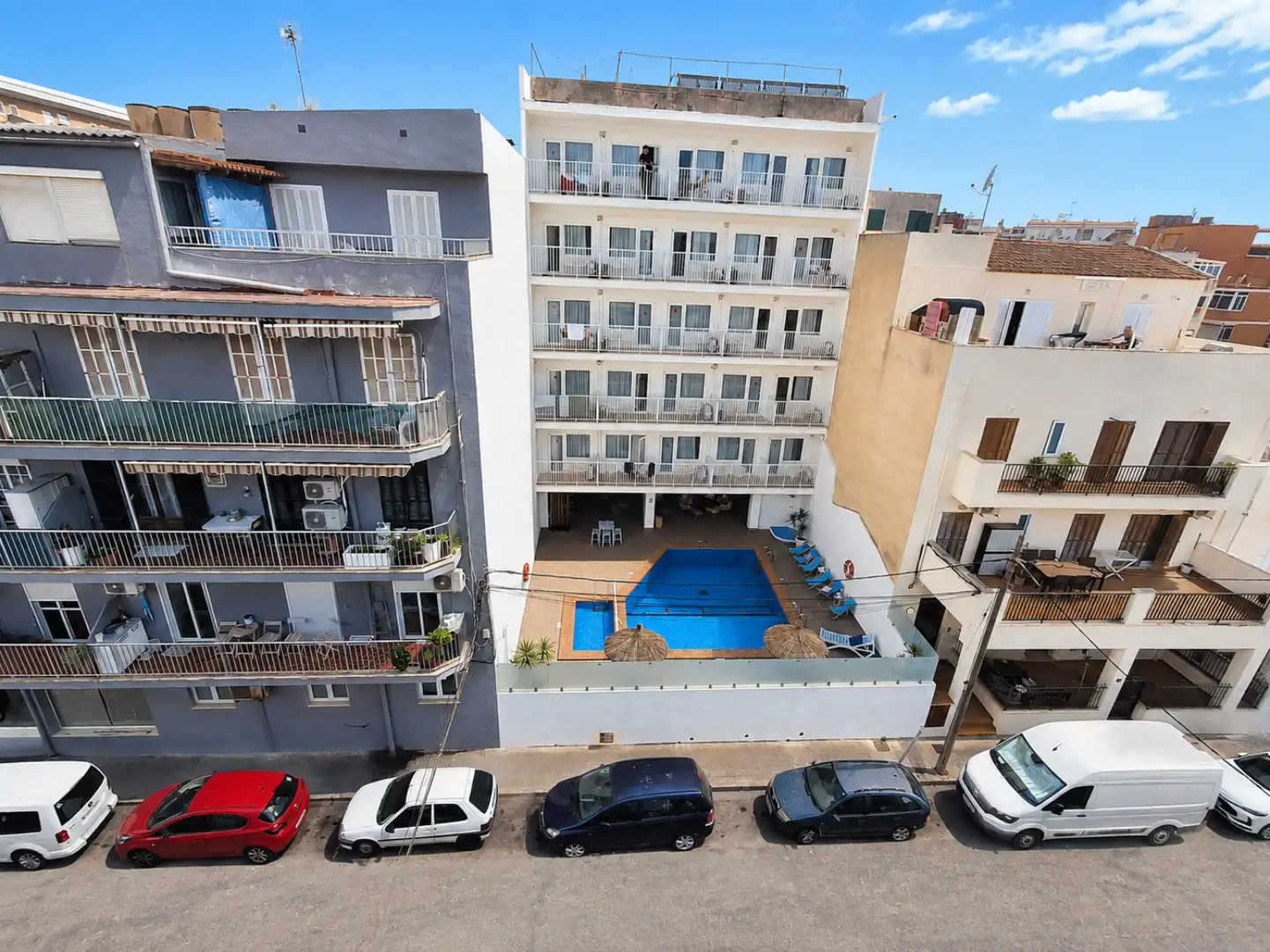 Swimming pool of Flat for sale in  Palma de Mallorca  with Heating