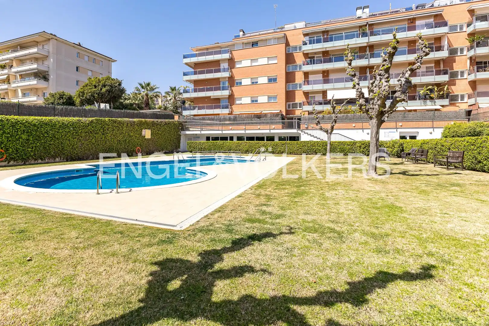 Piscina de Pis de lloguer en Sitges amb Aire condicionat, Calefacció i Piscina
