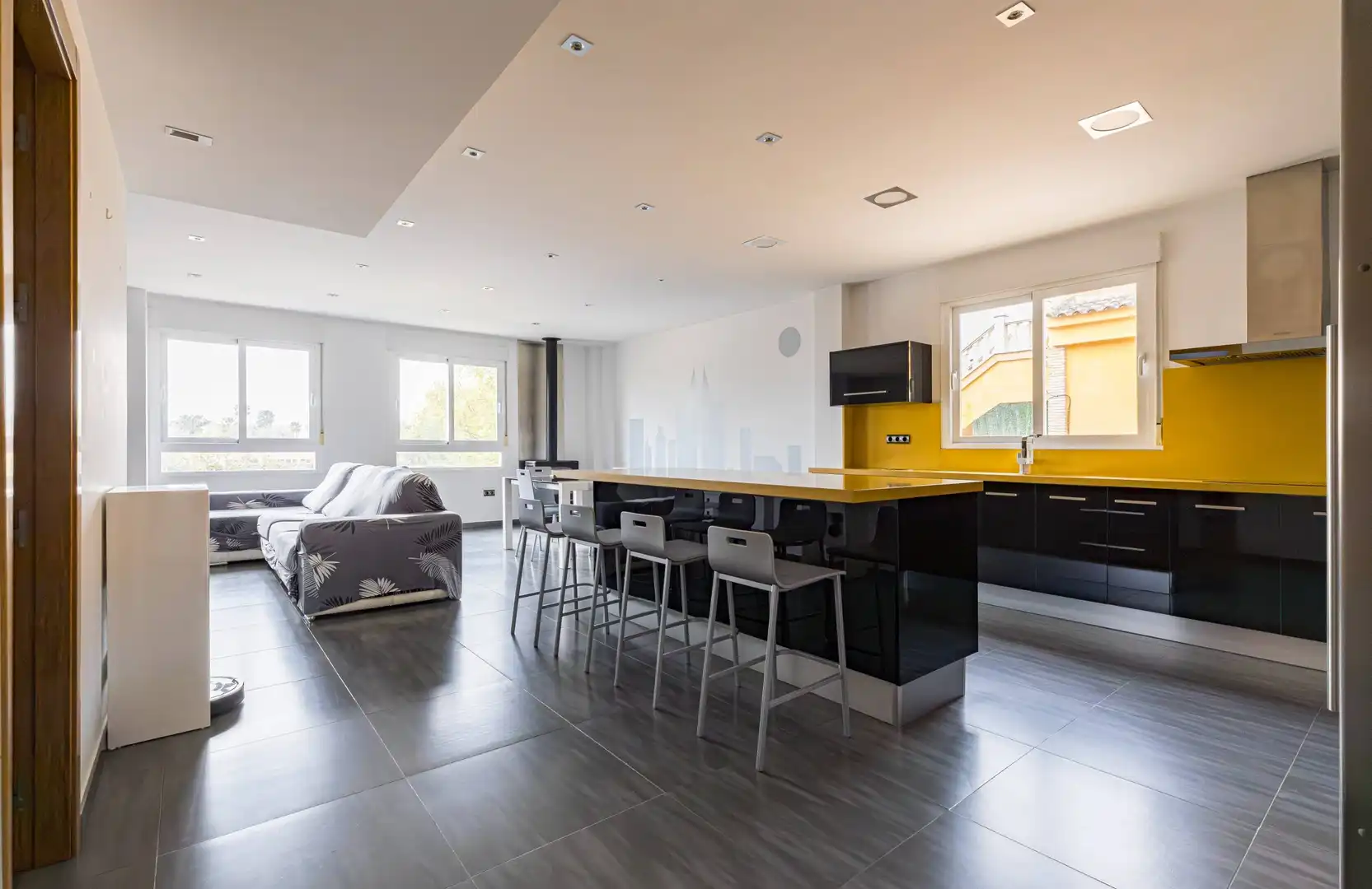 Cocina de Casa adosada en venta en Murcia con Aire acondicionado, Terraza y Trastero