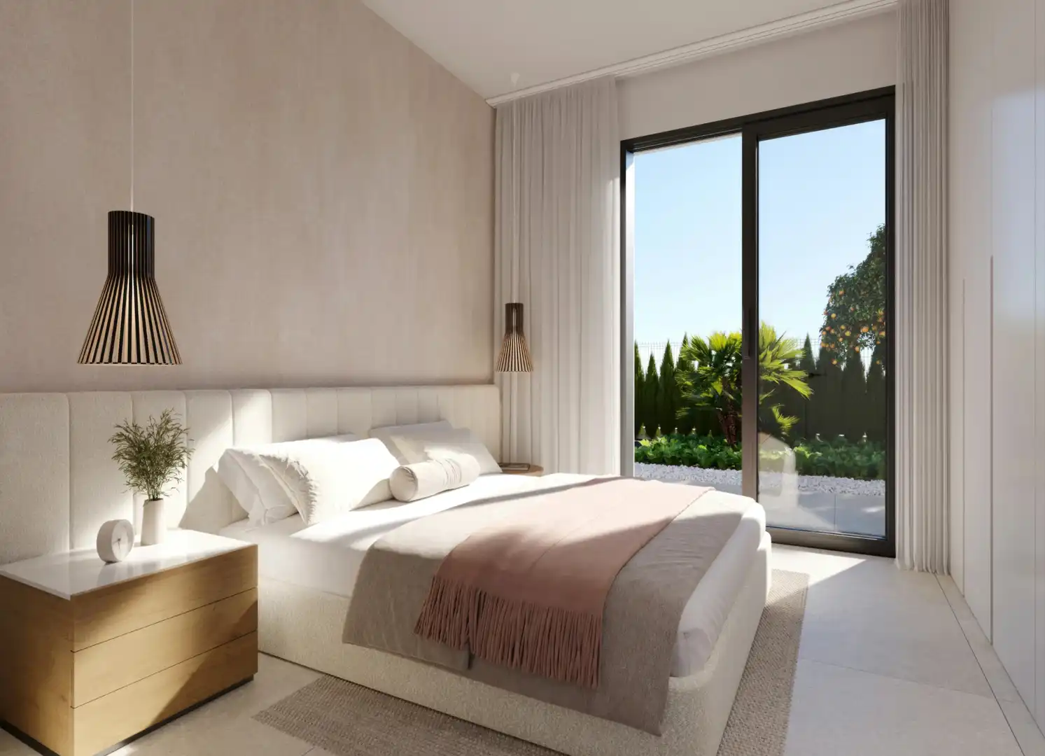 Dormitori de Casa o xalet en venda en Fuente Álamo de Murcia amb Aire condicionat, Calefacció i Jardí privat