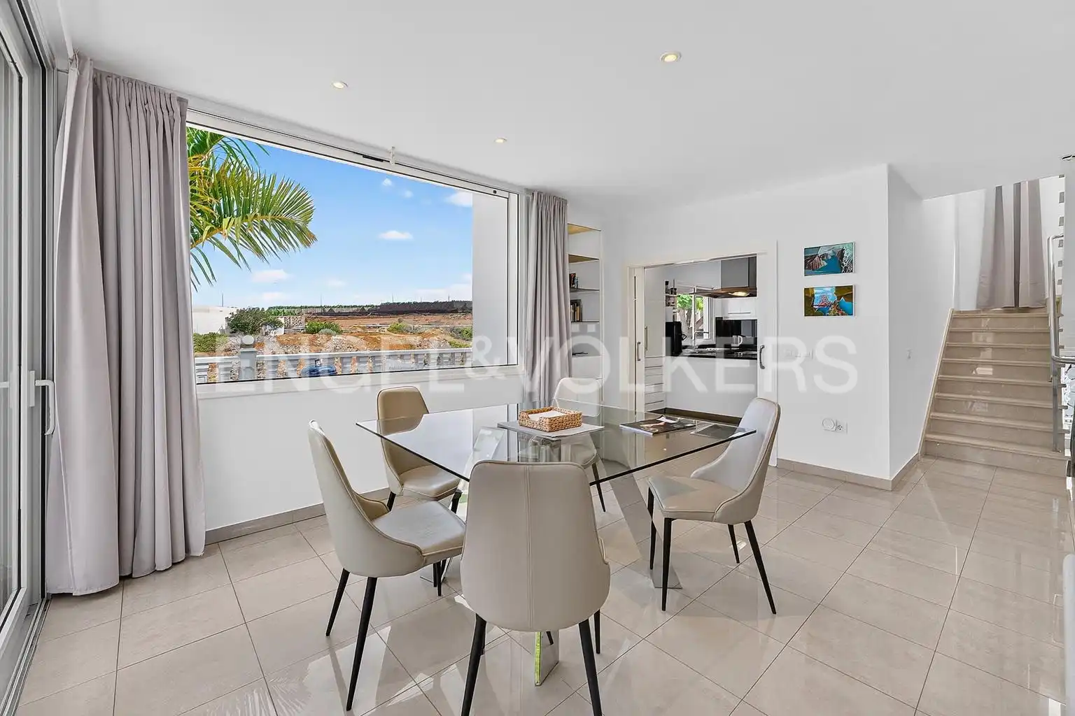Dining room of Houses for sale in Adeje  with Air Conditioner, Terrace and Swimming Pool