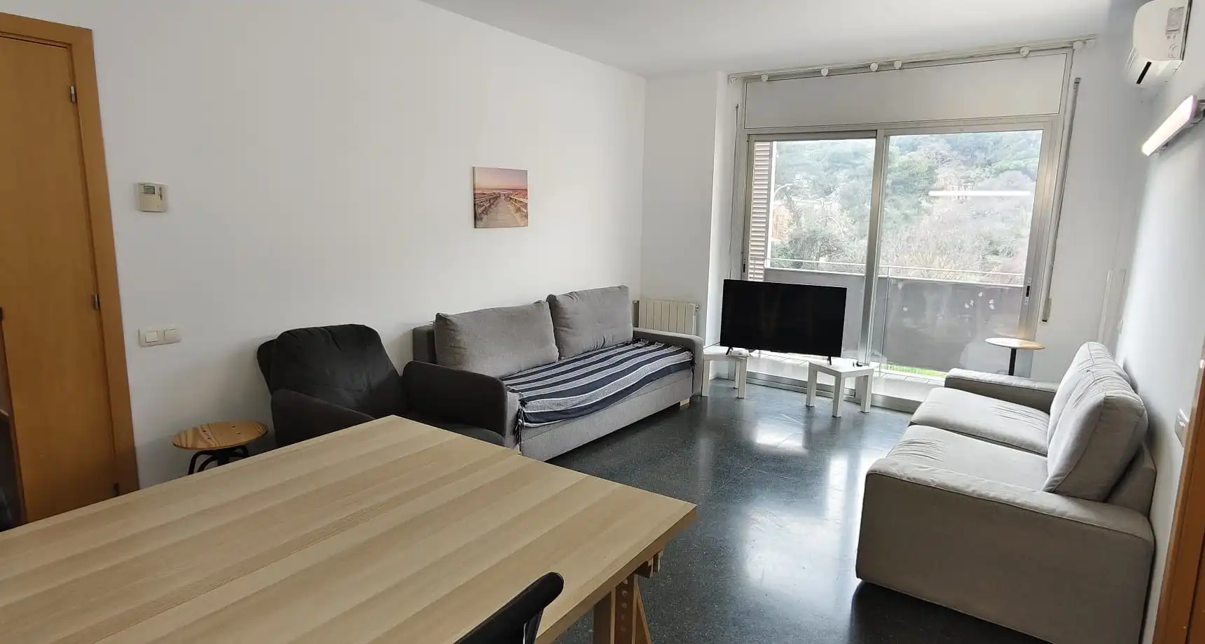 Sala de estar de Piso en venta en Cervelló con Aire acondicionado, Calefacción y Amueblado