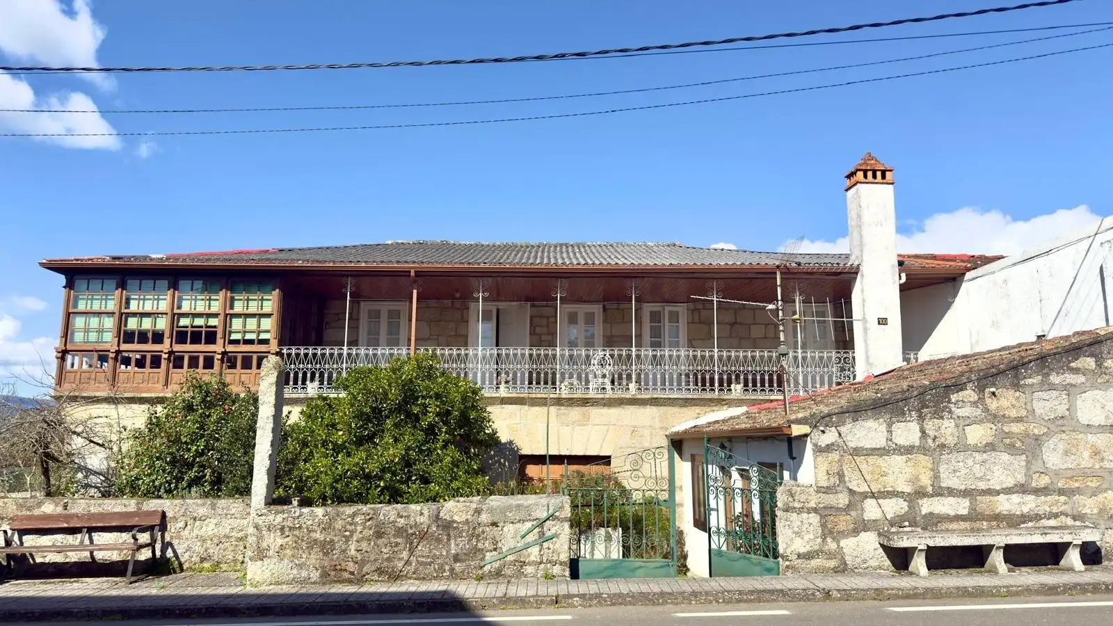 Vista exterior de Finca rústica en venta en Cenlle con Jardín privado, Terraza y Trastero