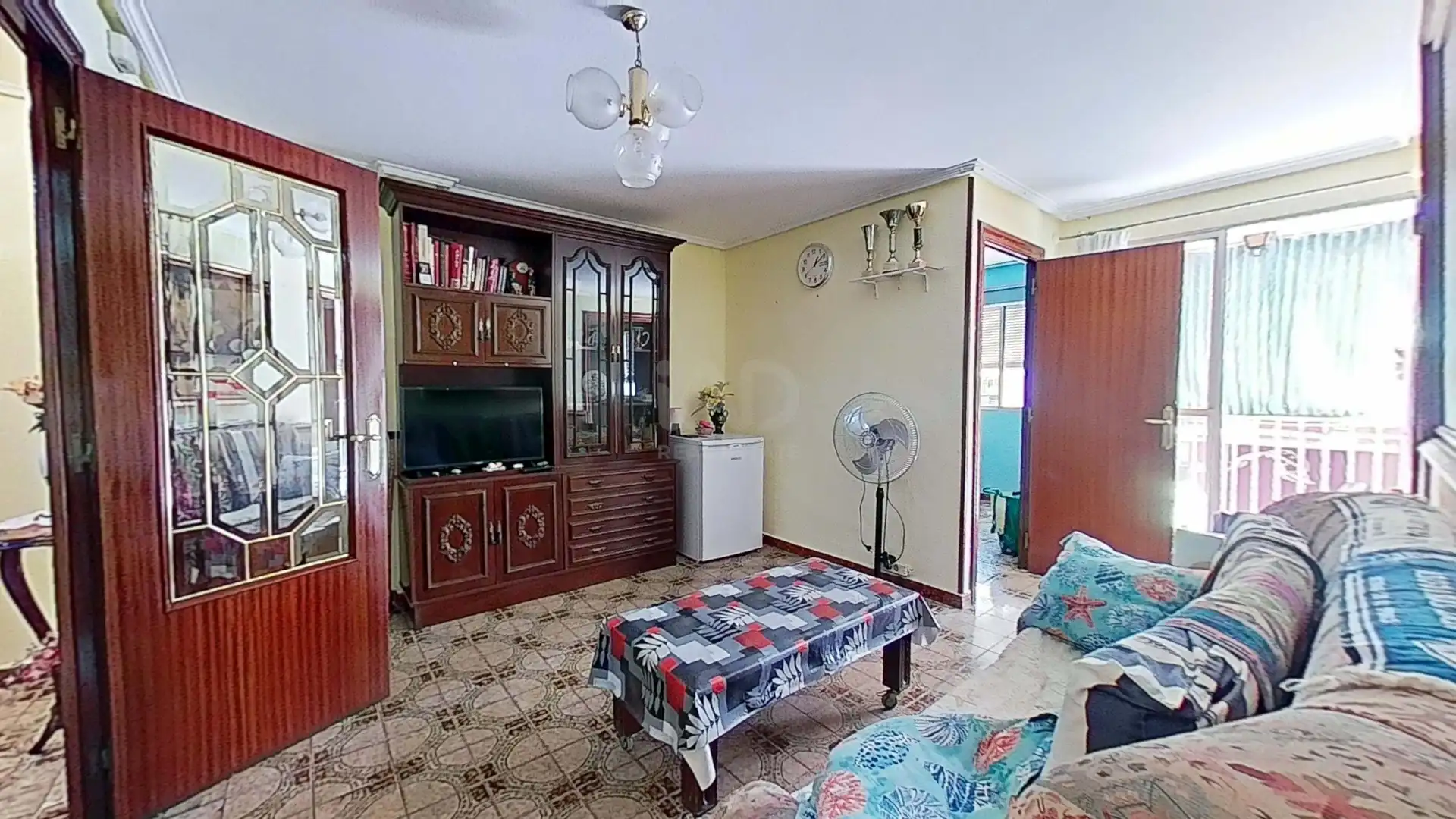 Sala de estar de Piso en venta en  Zaragoza Capital con Calefacción