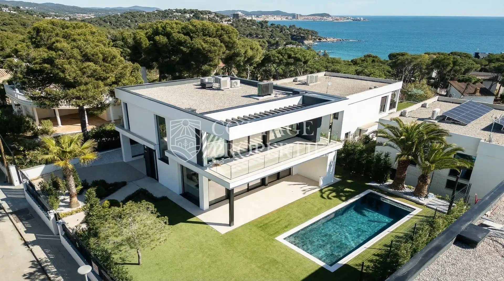 Exterior view of Houses for sale in Calonge i Sant Antoni  with Air Conditioner, Heating and Private garden