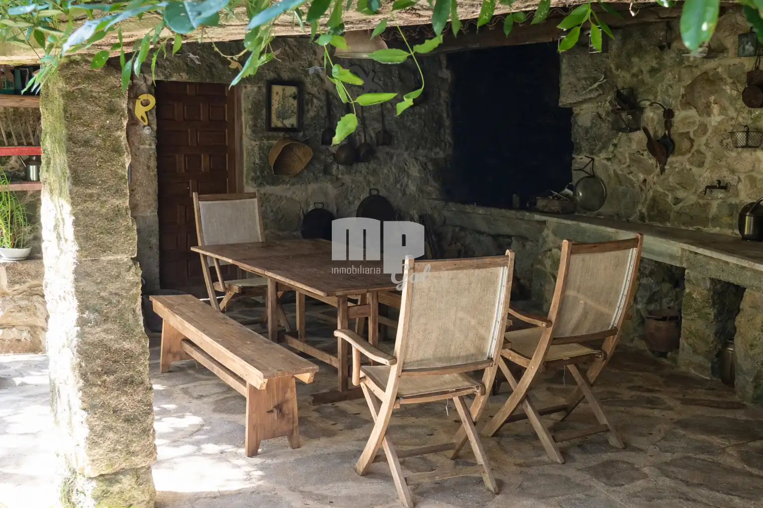 Terrassa de Finca rústica en venda en Gondomar amb Calefacció, Jardí privat i Terrassa