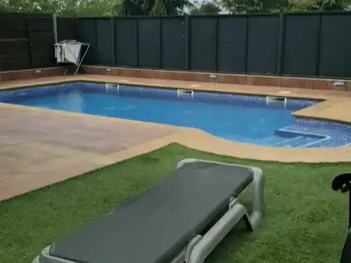 Piscina de Casa o xalet en venda en Llagostera amb Aire condicionat, Piscina i Balcó
