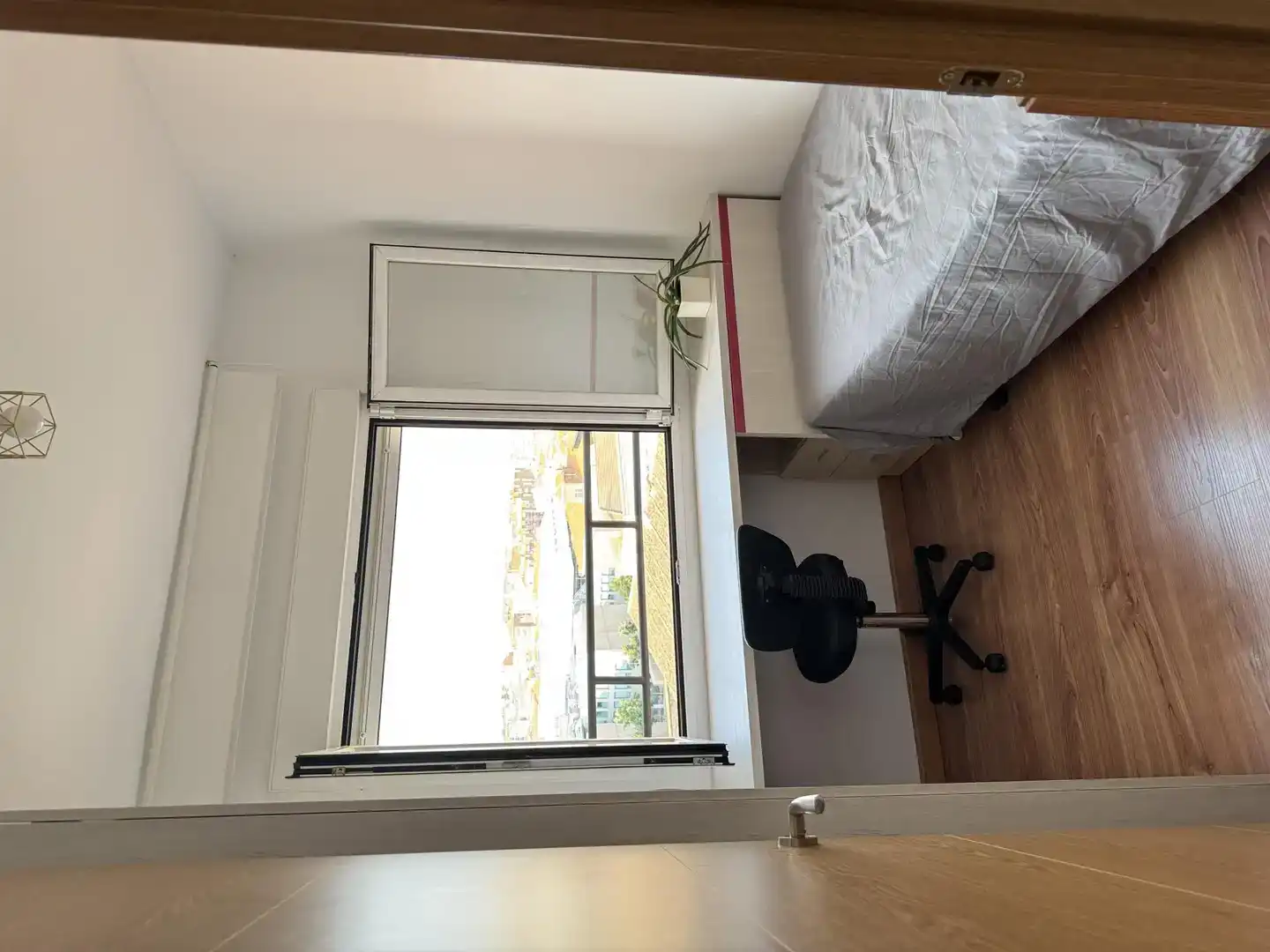 Schlafzimmer von Wohnung zur Miete in Segovia mit Privatgarten, Parkett und Möbliert