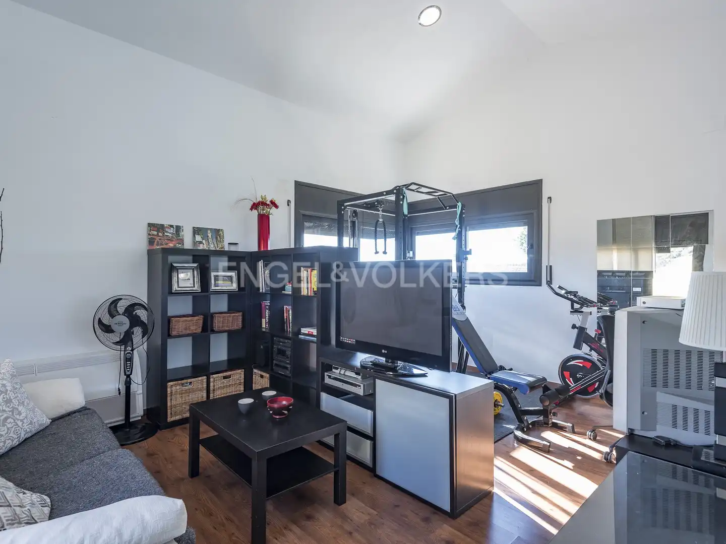 Sala de estar de Casa o chalet de alquiler en Vacarisses con Aire acondicionado, Calefacción y Jardín privado