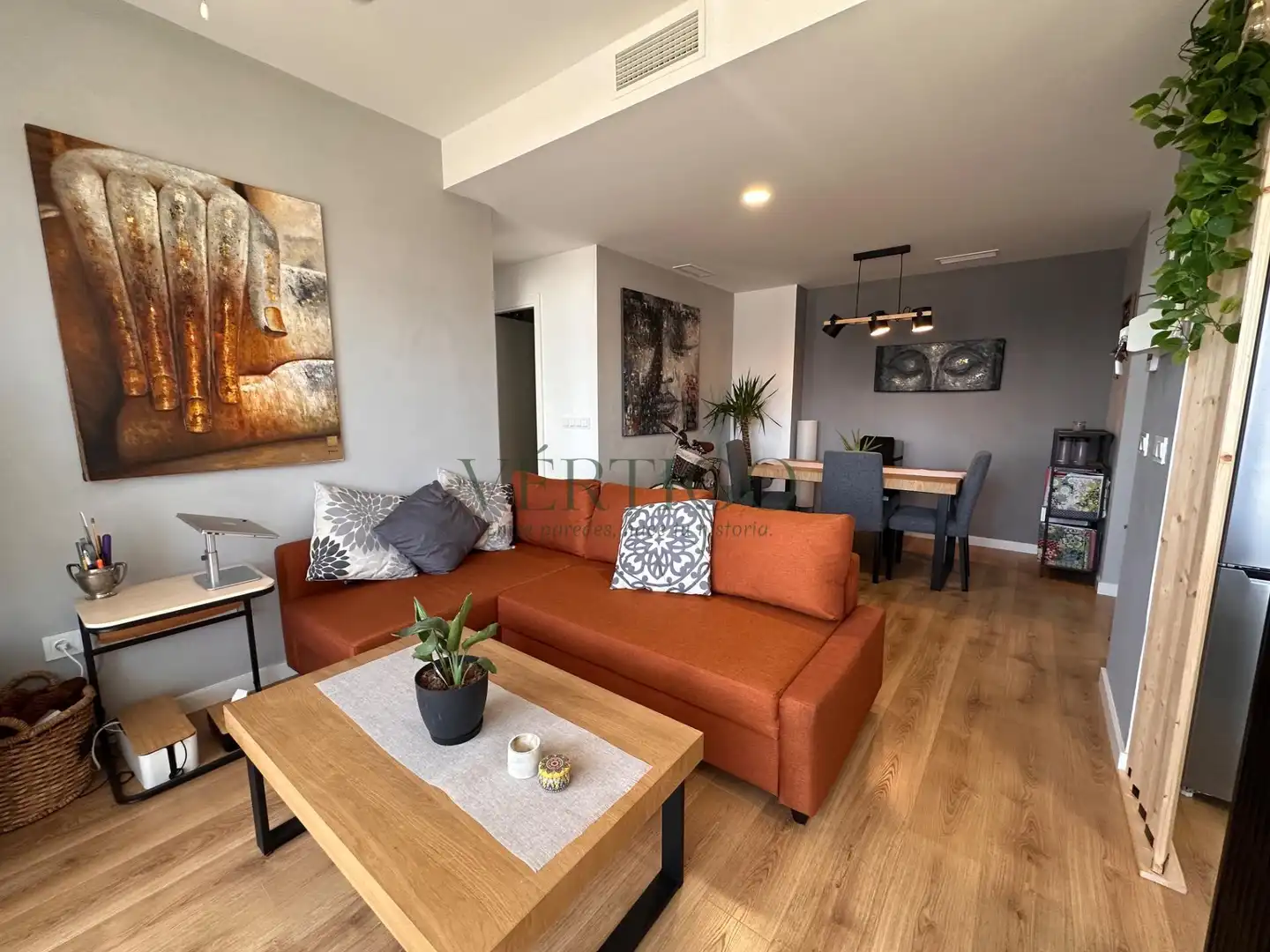 Wohnzimmer von Wohnung zum Verkauf in Dos Hermanas mit Klimaanlage, Heizung und Terrasse