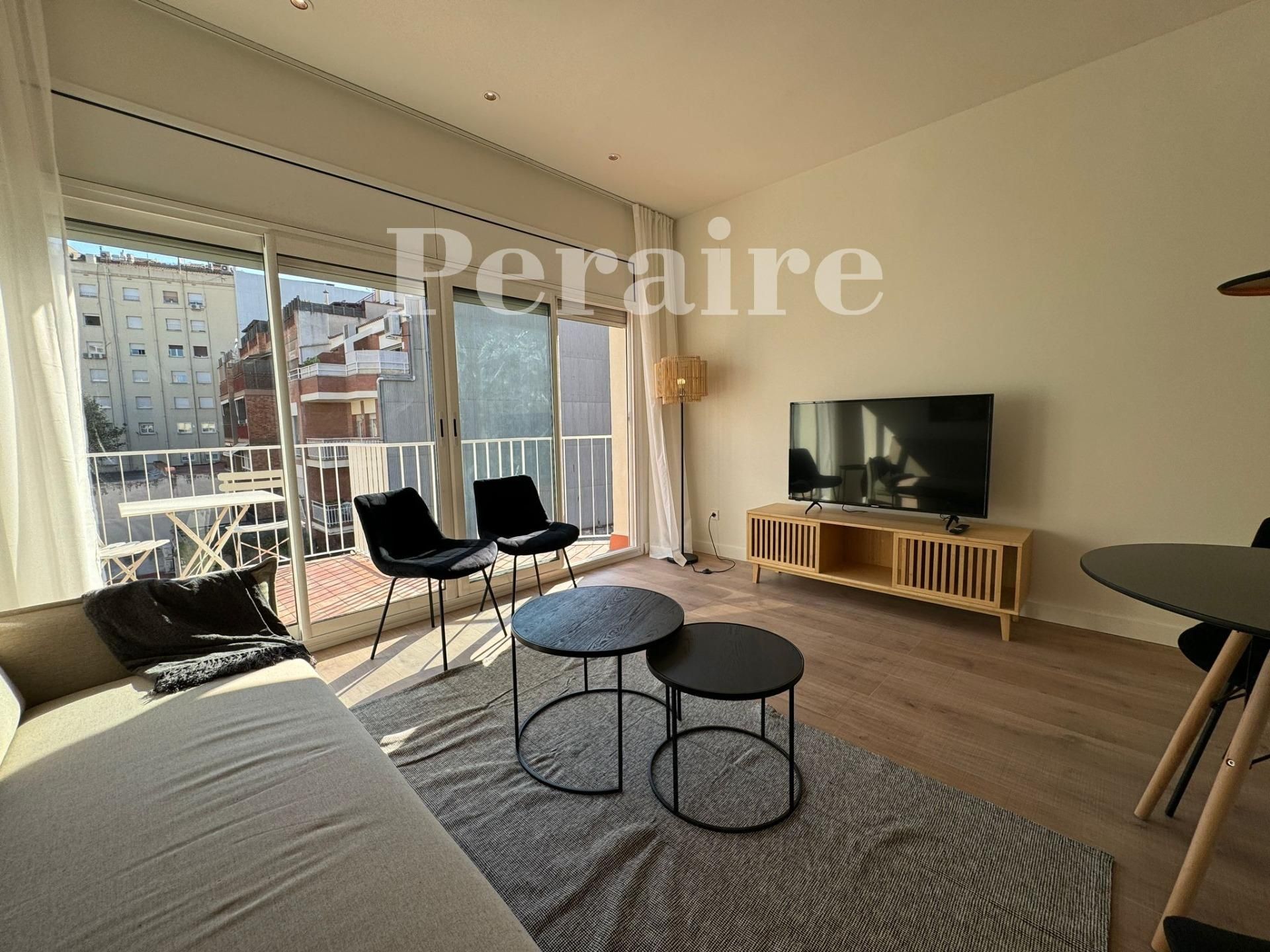 Exterior view of Flat to rent in  Barcelona Capital  with Air Conditioner, Heating and Parquet flooring