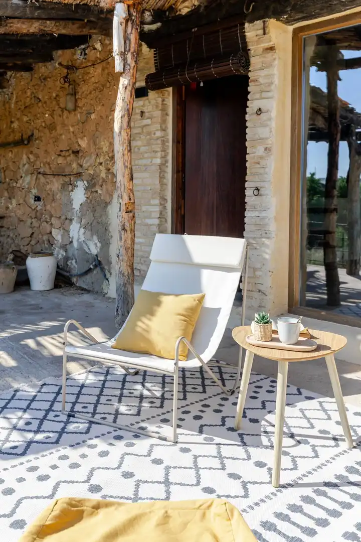 Terraza de Finca rústica en venta en Venta del Moro con Jardín privado, Terraza y Amueblado