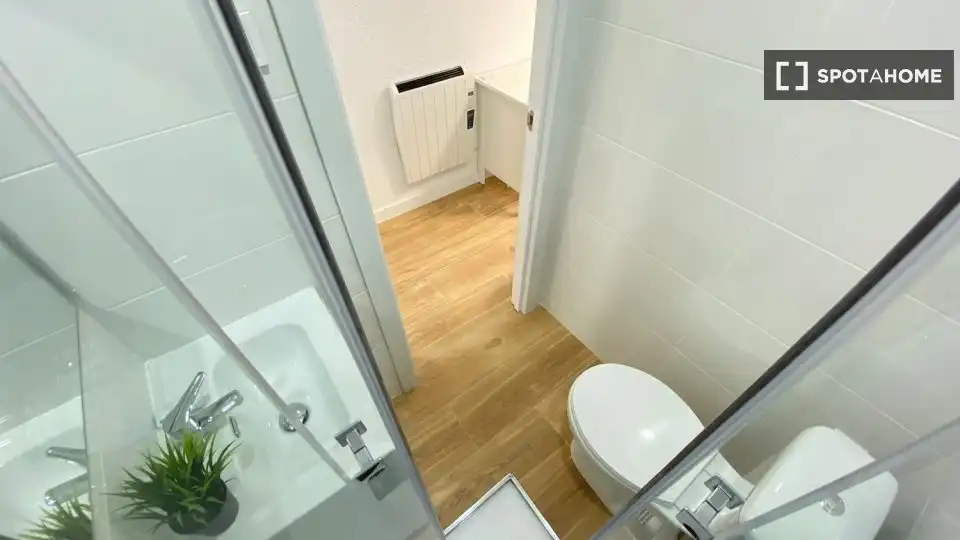Bathroom of Flat for rent in Madrid  with Air Conditioner, Heating and Furnished