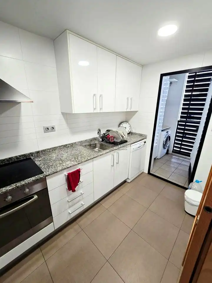 Kitchen of Flat for sale in Benidorm  with Air Conditioner, Terrace and Furnished