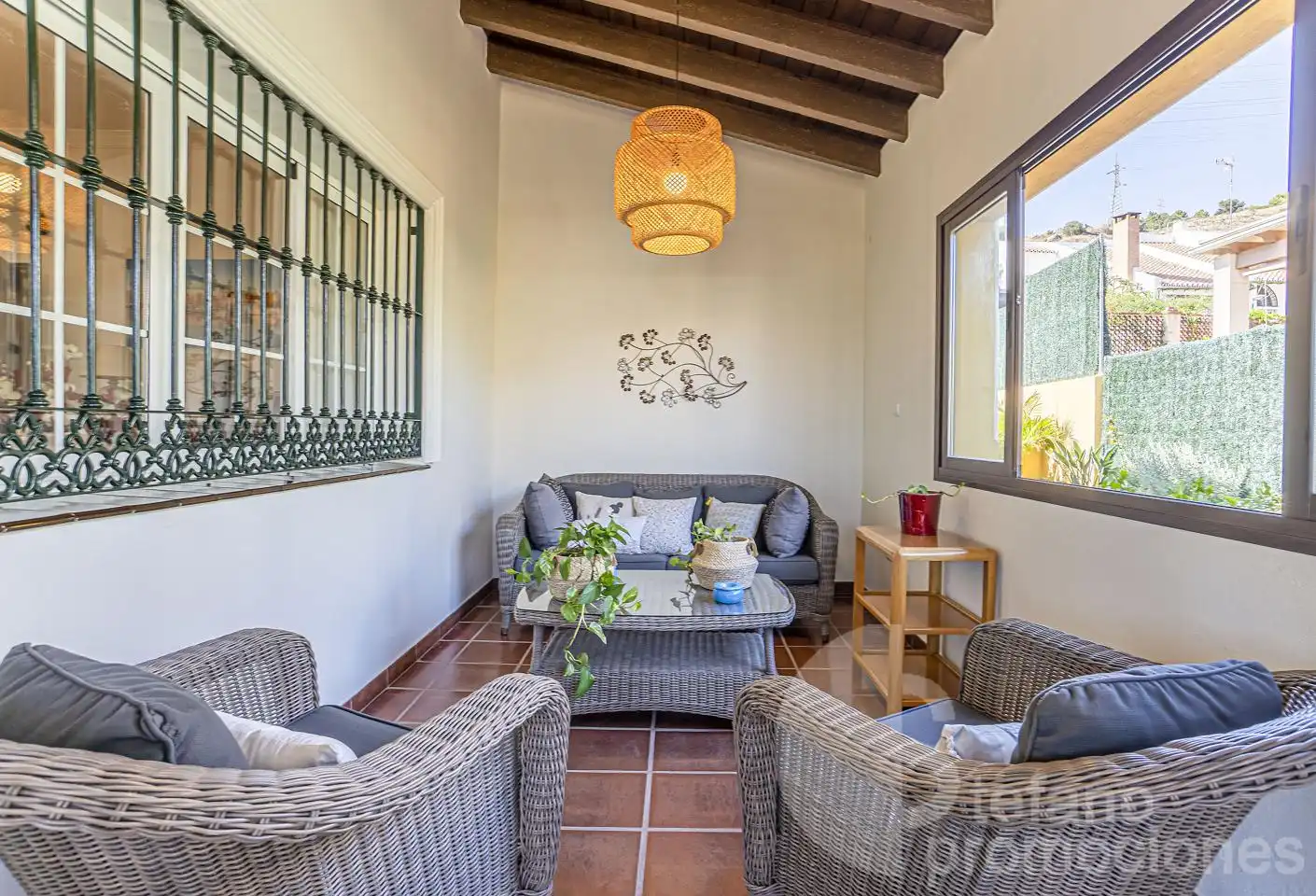 Terrassa de Casa o xalet en venda en Málaga amb Aire condicionat, Jardí privat i Terrassa