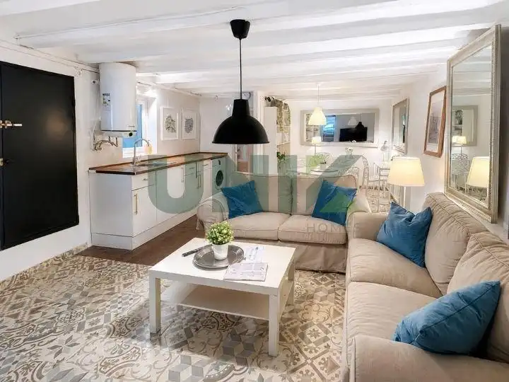 Sala de estar de Dúplex en venta en Barcelona