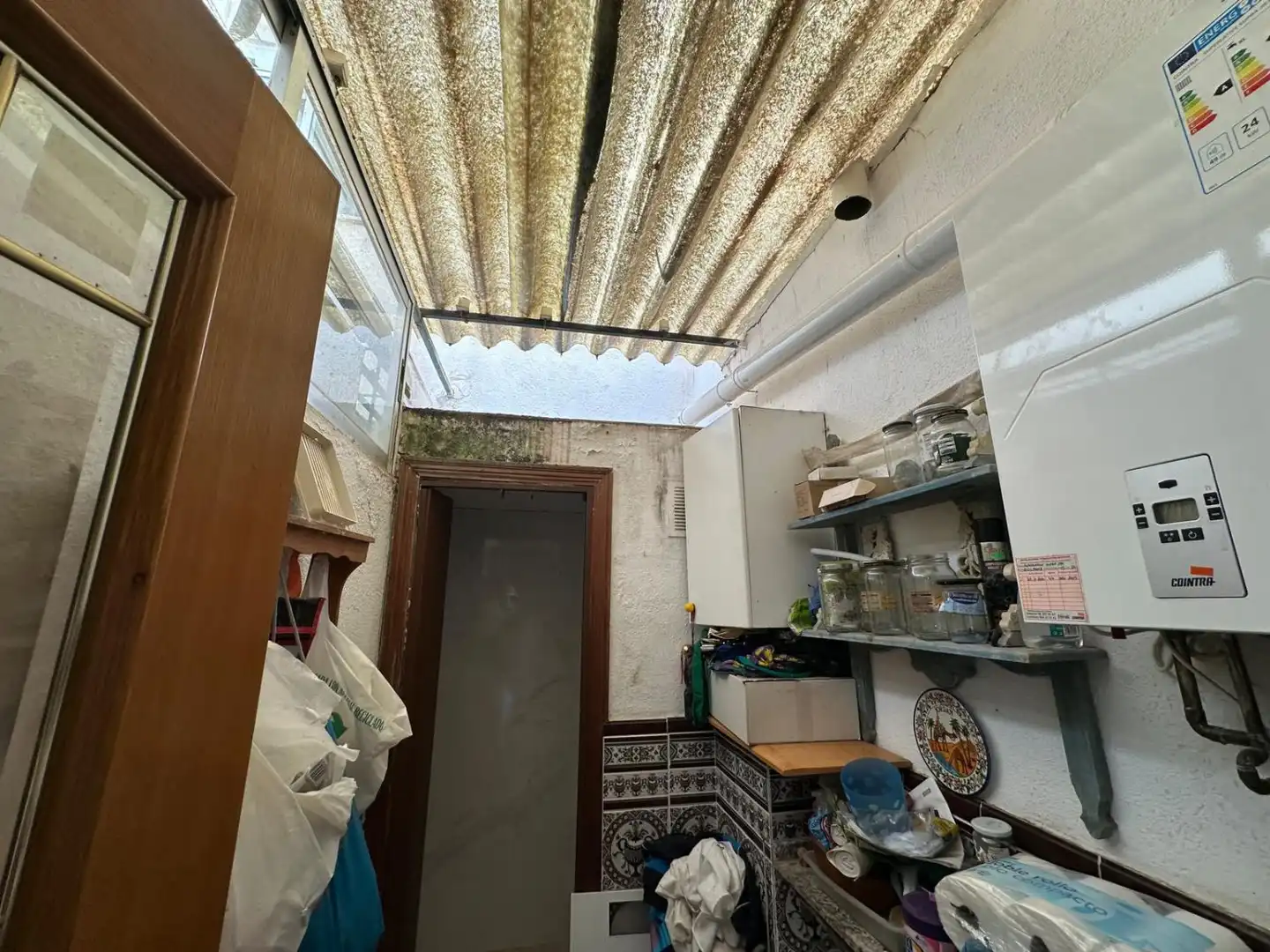 Küche von Einfamilien-Reihenhaus zum Verkauf in Benicasim / Benicàssim mit Klimaanlage, Heizung und Terrasse
