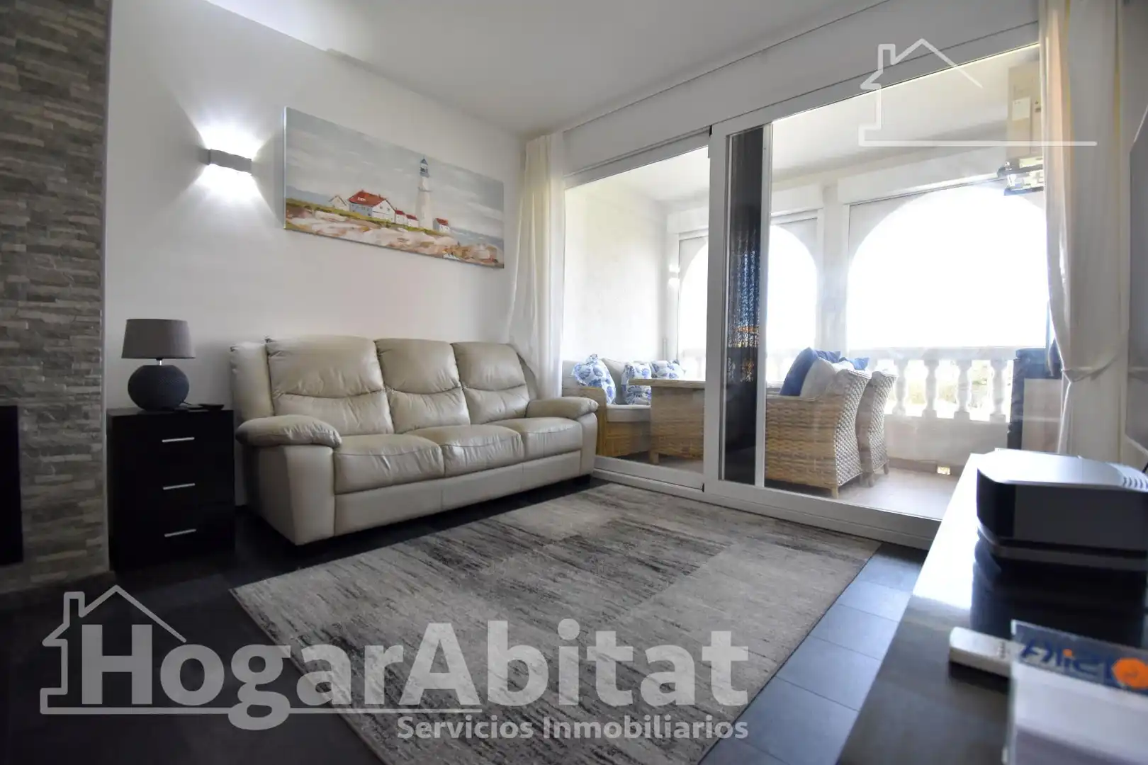 Sala de estar de Ático en venta en Dénia con Aire acondicionado, Calefacción y Jardín privado