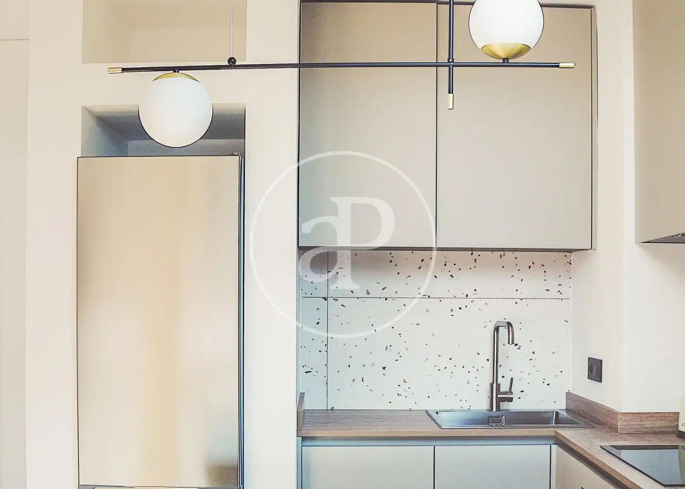 Kitchen of Flat for sale in Madrid  with Air Conditioner, Heating and Storage room